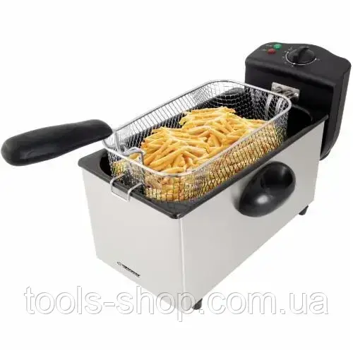 Фритюрниця Esperanza EKG010 Falafel 3L сіра 2000 Вт