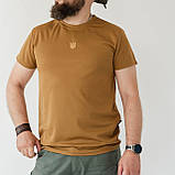 Футболка герб "Тризуб" coolmax койот, XL, фото 6