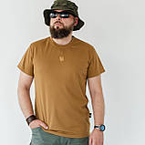 Футболка герб "Тризуб" coolmax койот, XL, фото 4