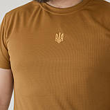 Футболка герб "Тризуб" coolmax койот, XL, фото 8