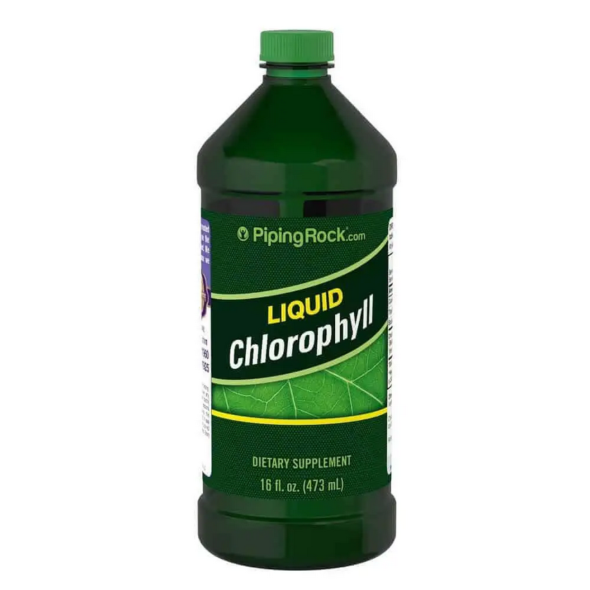 Хлорофіл рідкий з ароматом м'яти 473 мл/Liquid Chlorophyll Natural Peppermint Piping Rock USA