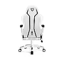 Геймерське крісло Diablo Chairs X-One 2.0 Normal Size біле еко-шкіра, фото 2