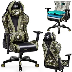 Геймерське крісло Diablo Chairs X-Horn 2.0 Normal Size камуфляж еко-шкіра