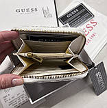 Жіночий маленький гаманець Guess (7594-1) white, фото 3