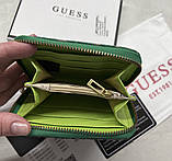 Жіночий маленький гаманець Guess (7594-1) green, фото 3