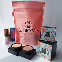 Набір Glorymix: База під макіяж 3в1, JOMTAM Contour Color Isolation + Кушон IMAGES Moisture Beauty Cream Concealer, 01 Натуральний