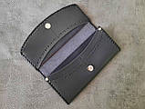 Шкіряний жіночий гаманець, якісний гаманець ручної роботи, фото 4