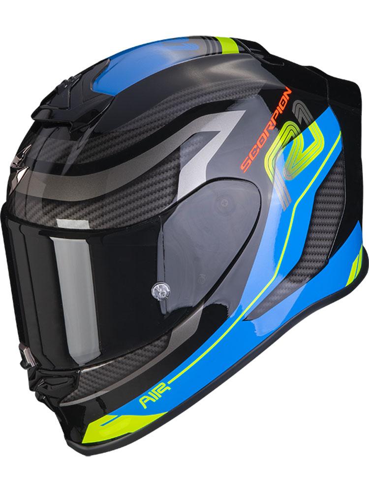 Мотошолом Scorpion Exo-R1 Evo Air Vatis чорно-синій