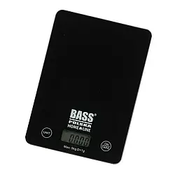 Електронні ваги кухонні Bass Polska BH 10115 чорні 5 кг
