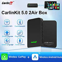 CarlinKit 5.0 2air — адаптер для бездротового Apple CarPlay/Android Auto