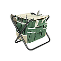 Складаний табурет Bass Polska BH 30050 з органайзером і набором садових інструментів, фото 2