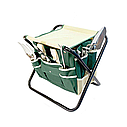 Складаний табурет Bass Polska BH 30050 з органайзером і набором садових інструментів, фото 5
