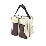 Багатофункціональна сумка ліжко для немовлят з кишенями Переносна люлька трансформер для подорожей, фото 3