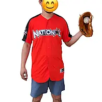 Бейсбольна джерсі MLB Washington Nationals Stanton, розмір М, L, XL oригінал 100%