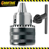Патрон для дриля із ключем B16, 1.5-13.0мм INTERTOOL ST-1224