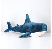 Плюшевая синяя акула Blahaj с икеа, игрушка-обнимашка для сна 60 см
