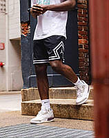 Летние шорты Джордан Мужские спортивные шорты Jordan Dri-Fit черные шорты джордан Фирменные шорты летние