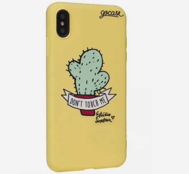 Чохол накладка Bright Style Matte Silicone Case для iPhone Xs Max Cactus 1 Yellow, фото 1