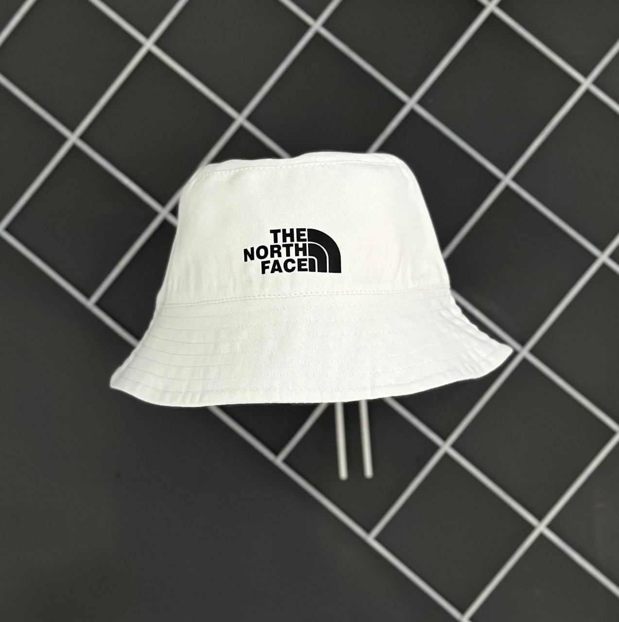 Панама The North Face котонова чоловіча жіноча панамка Зе Норт Фейс біла
