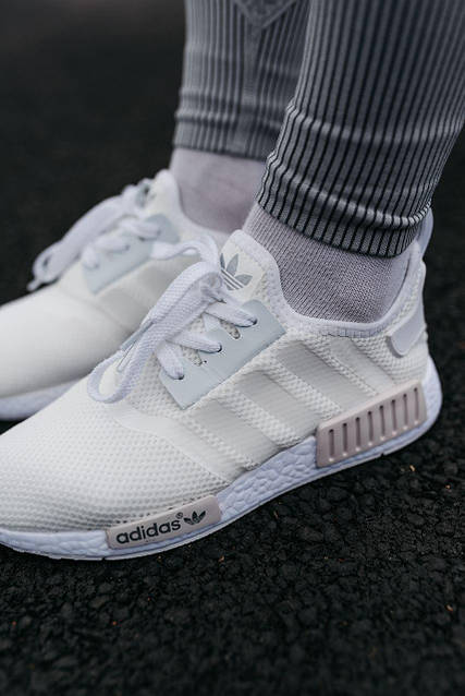 Adidas boost white nmd online