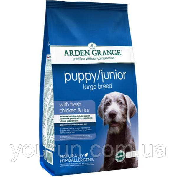 Arden Grange Puppy Junior Large Breed Корм для цуценят і молодих собак великих порід 12кг