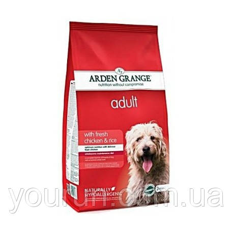 Arden Grange Adult Корм для дорослих собак з куркою та рисом 12кг