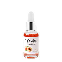 Divia Масло для кутикулы с пипеткой Cuticle Oil Peach №03 (Персик), 15 мл