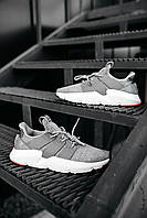 Женские кроссовки Adidas Prophere Grey Solar Red