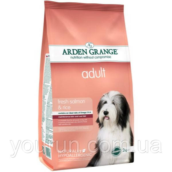 Arden Grange Adult Salmon and Rice Корм для дорослих собак з лососем і рисом 6кг