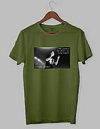 Футболка  чорна  "Мій девіз не срати в душу іншим К.Скрябін", фото 3