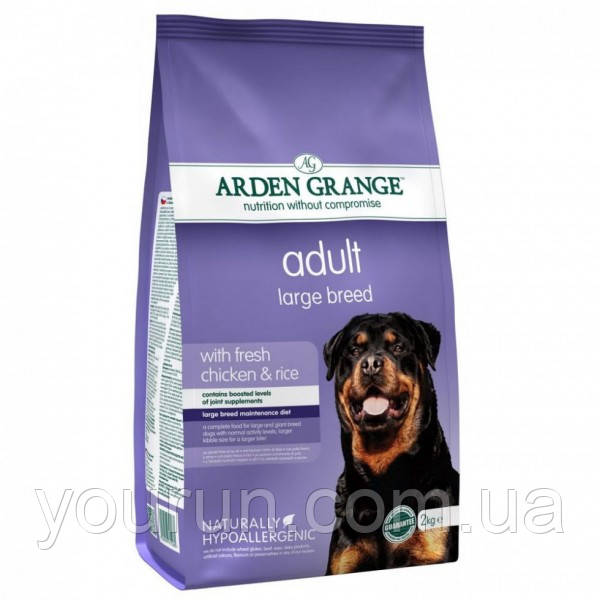 Arden Grange Adult Large Breed Корм для дорослих собак великих порід з куркою та рисом 12кг