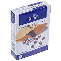 Фльтр паперовий №2 Finum для крапельної кавоварки (100шт.)