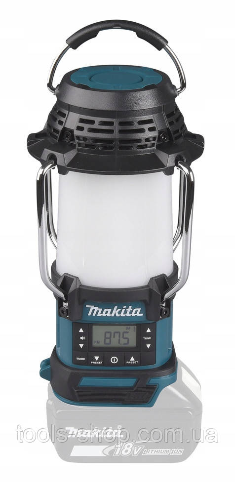 Акумуляторний переносний кемпінговий ліхтар Makita DMR055 з FM радіо