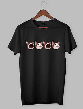 Футболка з оригінальним дизайном «pop cat»