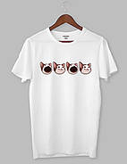 Футболка з оригінальним дизайном «pop cat», фото 2