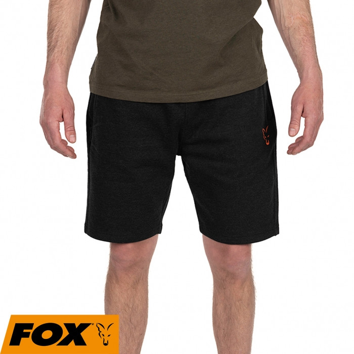 Шорты Fox Collection Lightweight Jogger Black Marl Orange Logo - фото 2 - id-p1875883016