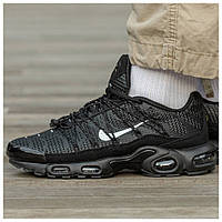 Мужские кроссовки Nike Air Max Plus TN Lace Toggle Black Reflective FD0670-001, черные найк аир макс тн плюс