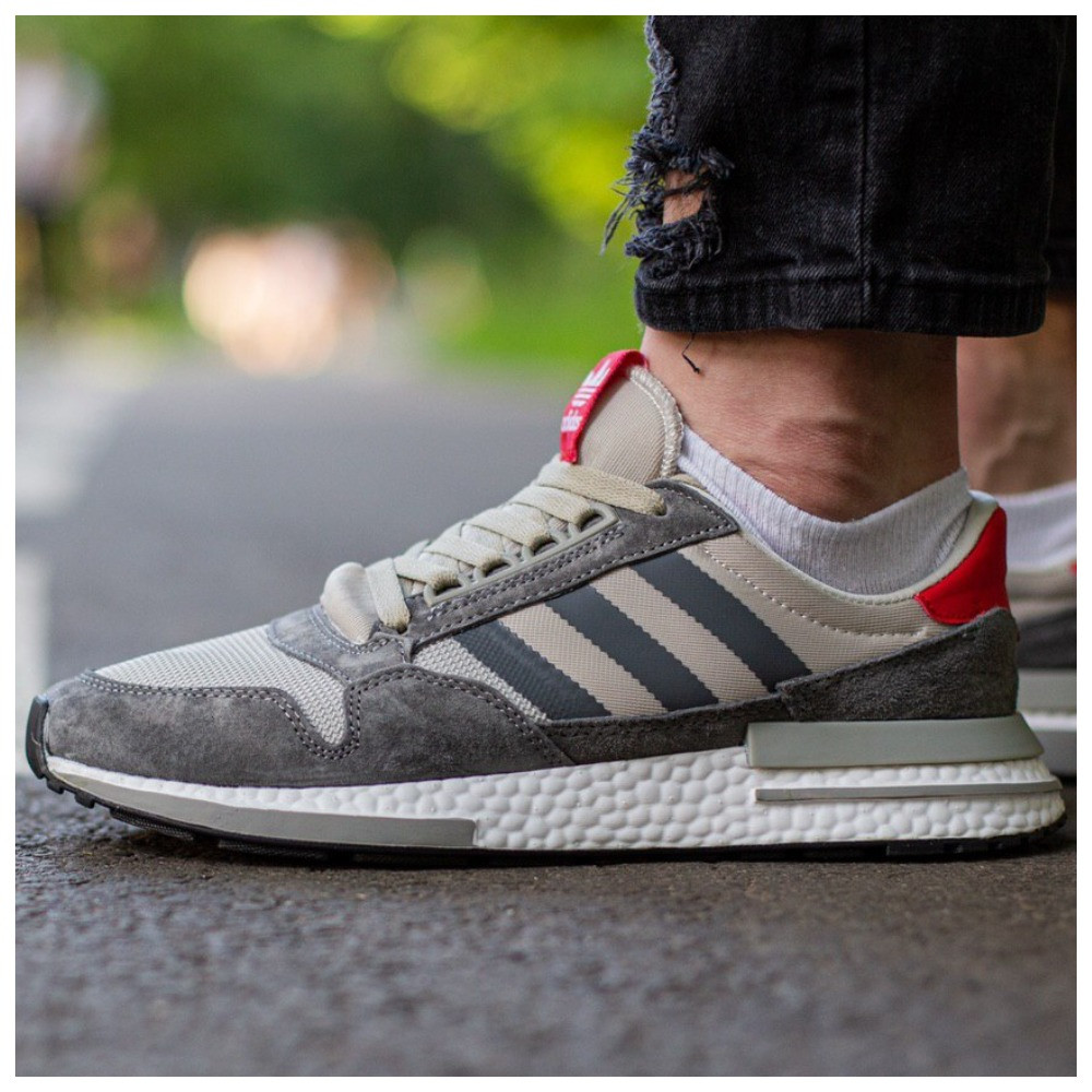 adidas zx 500 rm grey scarlet