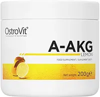 Аргинин альфа-кетоглутарат Ostrovit A-AKG 200 г ( вкус лимон )