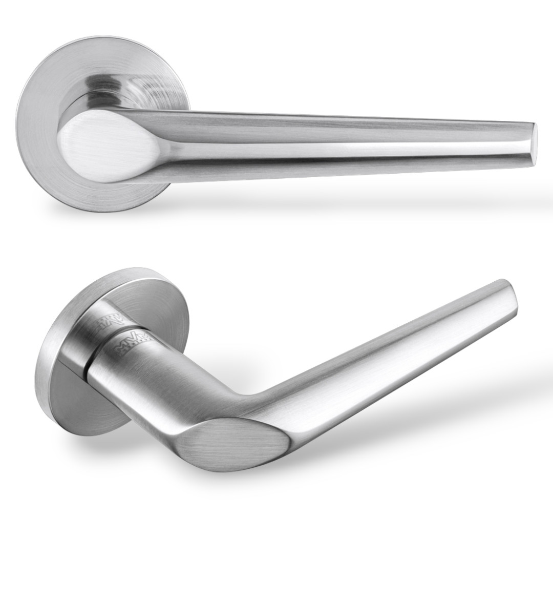 Ручки для дверей MVM Z-1806 MC матовий хром, фото 1