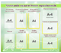 Стенд "Атестація педагогичних працівників"