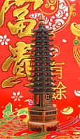 Пагода 13 ярусов силумин в медном цвете Большая
