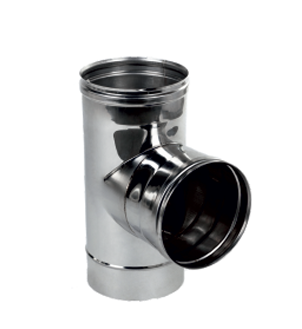 Трійник із нержавіючої сталі 87 ф150