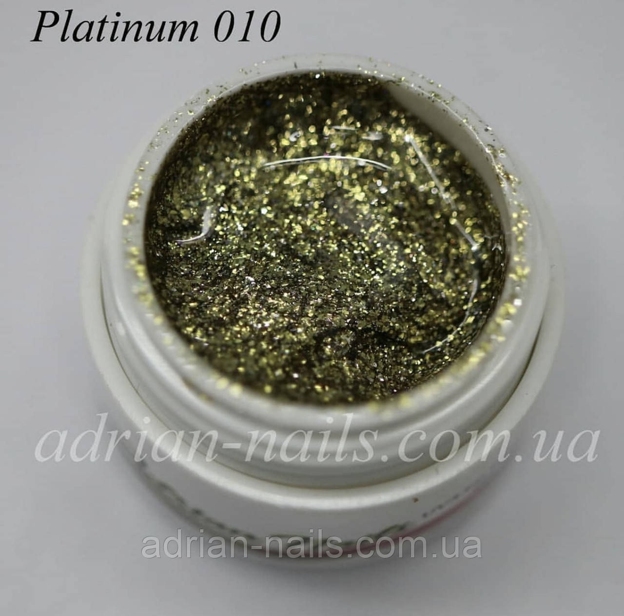Платиновий гель лак No10-15 грам (баночка)