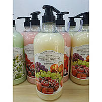 Гель для душу з фруктовим ароматом, 3W Clinic Relaxing Fruits Body Cleanser, фото 6