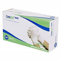 Перчатки латексные опудренные размер M - Care365 Premium смотровые одноразовые медицинские нестерильные