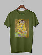 Крута футболка з прикольним принтом "Клімт Поцілунок", фото 3