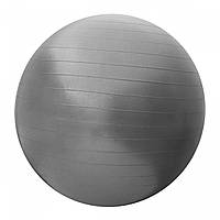 Мяч для фитнеса (фитбол) 55 см SportVida Anti-Burst SV-HK0286 серый. Гимнастический мяч, шар SART