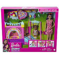 Barbie Skipper Babysitters Inc. Bounce House Playset HHB67 Mattel Барбі Лялька Няня Ненька Ясла з немовлям