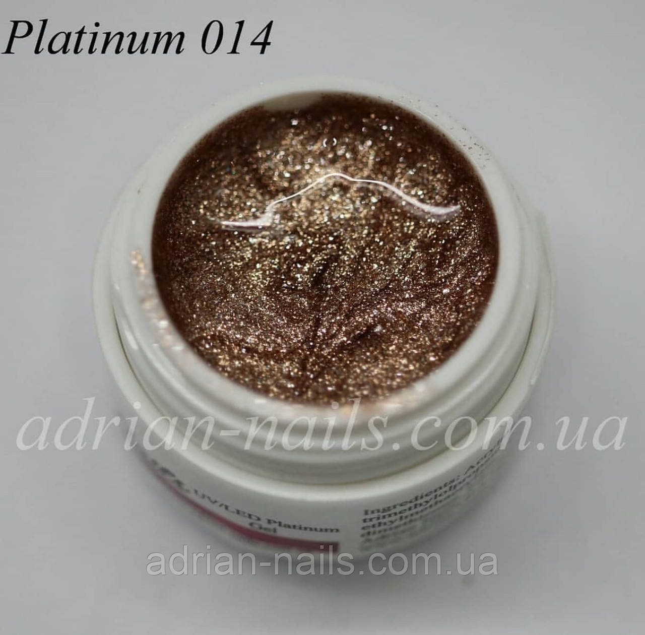 Платиновий гель лак No14 — 15 грам (баночка)